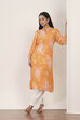 Orange Rayon Straight Kurtas image number 0