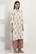 White Viscose Rayon Straight SET image number 5