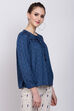 Blue Cotton Indie Top image number 4