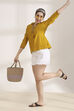 Red Viscose Blend Regular Solid Top image number 0