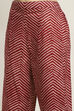 Maroon Cotton Straight Set image number 2