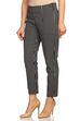 Black Cotton Fusion Pants image number 2