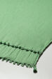 Green Cotton Solid Dupatta