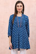 Indigo LIVA Shibori Top image number 0