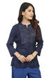 Indigo A Line Viscose Indie Top image number 2