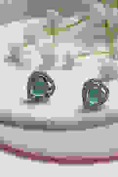 Mint Green Alloy Studs image number 0