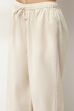 Ivory Cotton Blend Pants image number 1
