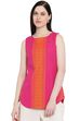 Pink Cotton Straight Top image number 0