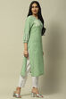 Green Rayon Staight Kurta image number 4