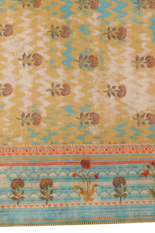 Beige Polyester Stole image number 1