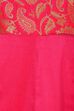 Pink Anarkali Polyester Kurta image number 1
