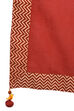 Maroon Cotton Scarf image number 1