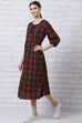Black LIVA Straight Dress image number 2