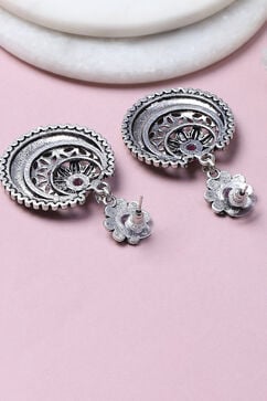 Pink Alloy Drop & Danglers image number 2