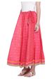 Pink Polyester Skirt image number 2