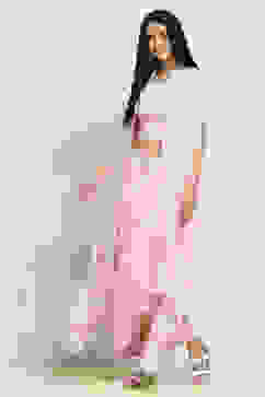 Pink Viscose Skirt Set image number 7