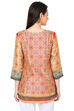 Beige Straight Polyester Reversible Kurta image number 5