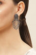 Oxidised Brass Earrings image number 1