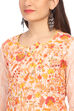 Green Cotton A-Line Kurta image number 1