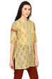 Beige Straight Polyester Kurta image number 2
