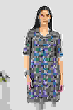 Blue Rayon Straight Kurtas image number 6