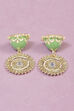 Mint Green Alloy Earrings image number 2