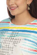 White Straight Cotton Kurta image number 1