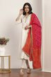 White Viscose Polyester Cotton Lehenga Sets image number 0