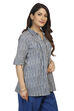 Red A Line Cotton Indie Top image number 2