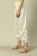 Off White LIVA Straight Solid Palazzos image number 2