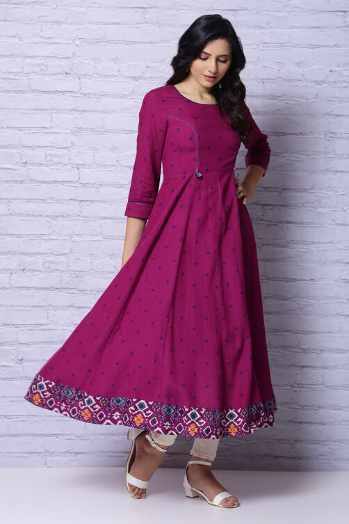 Phalsa Viscose Kurta image number 5