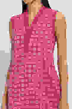 Fuschia Cotton Straight SET image number 1