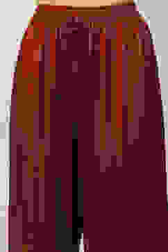 Gold Crepe Georgette Straight Printed Kurta Palazzo Suit Set image number 2