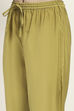 Olive Viscose Blend Straight Set image number 2