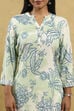 Black Viscose Rayon Printed Straight Kurta image number 1