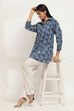 Indigo Cotton Straight Kurti image number 0