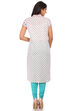 White Cotton Straight Kurta image number 1