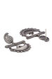 Silver Metal Brass Earrings image number 2