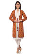 Mustard Straight Cotton Jacket image number 4