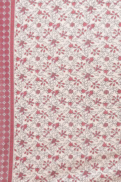 Cream Kalidar Printed Suit Set image number 2