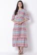Blue Viscose Dress image number 0