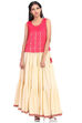 Pink Front Open Viscose Shurg image number 4