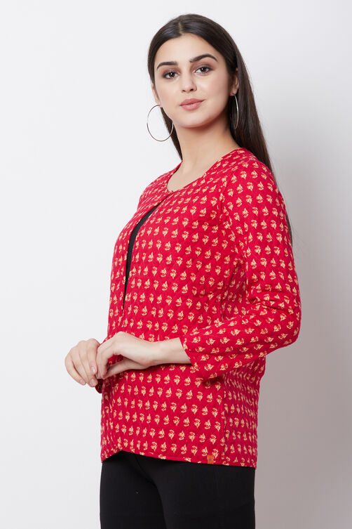 Pink Cotton And Flex Straight Jacket image number 2