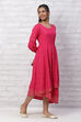 Pink LIVA Kalidar Dress image number 3