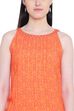 Coral Viscose Straight Kurta image number 1