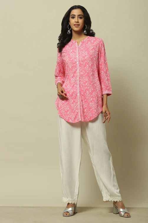 pink holi kurti for women