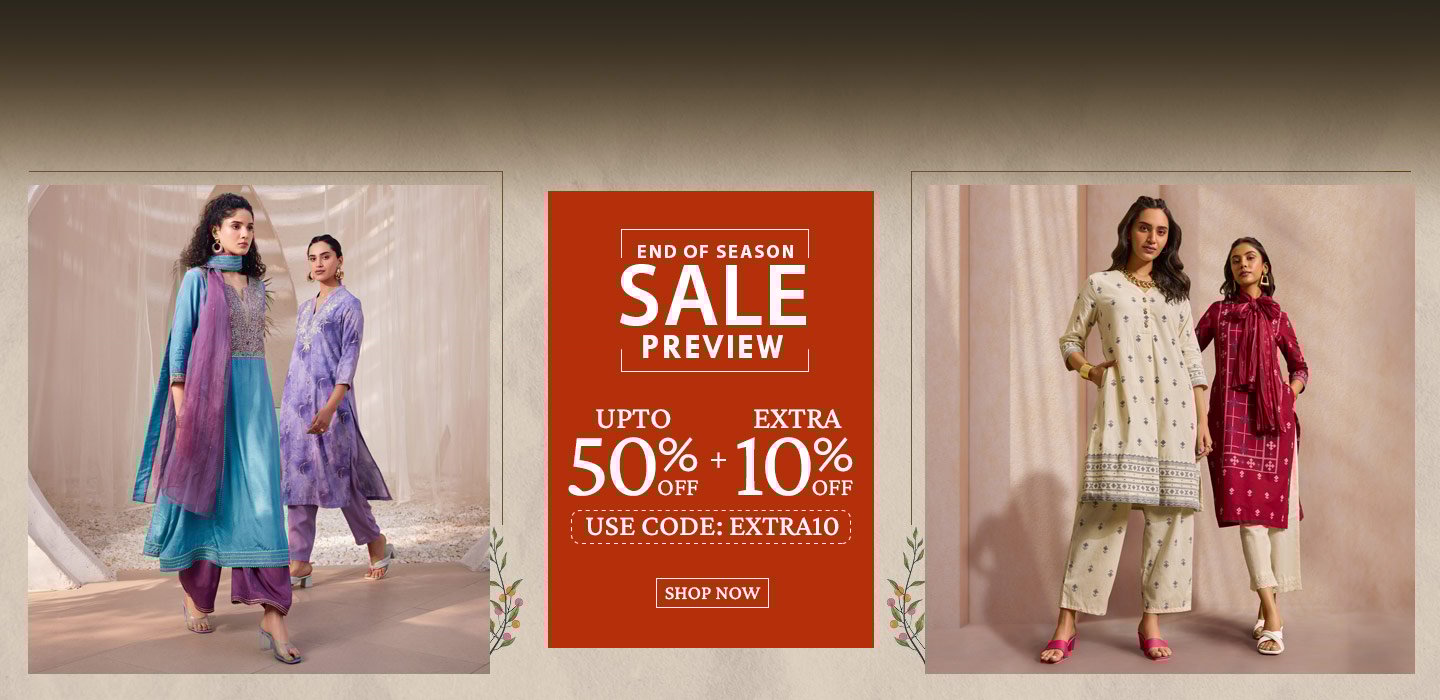 End of Season Sale - UPTO 50% OFF
