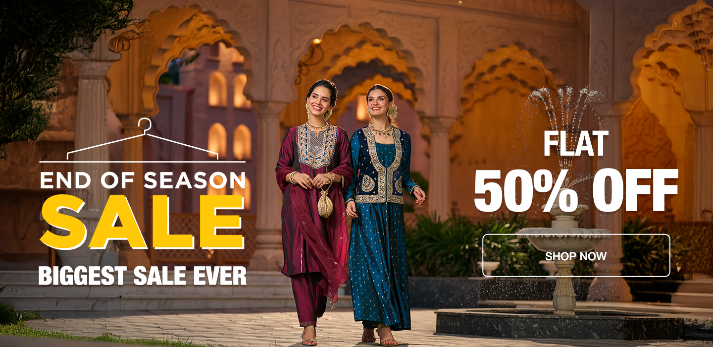 End of Season Sale - FLAT 50% OFF