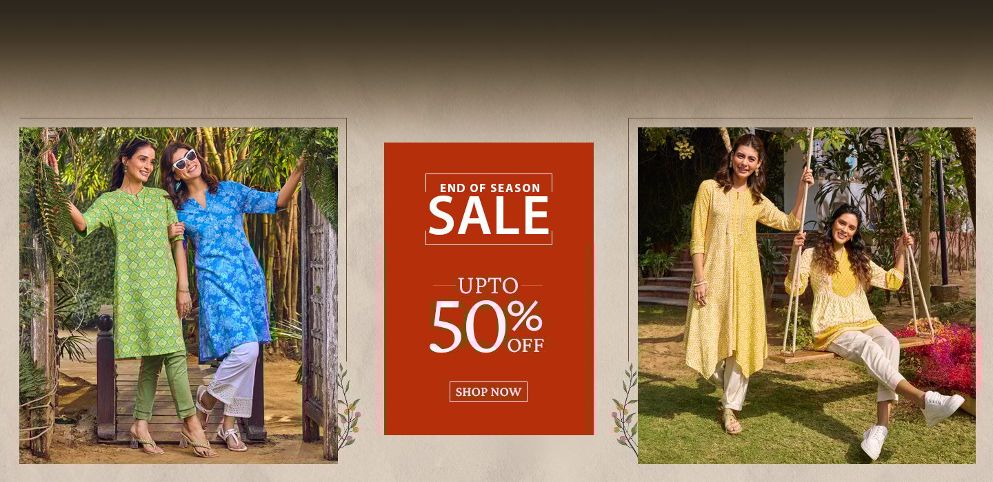 End of Season Sale - UPTO 50% OFF