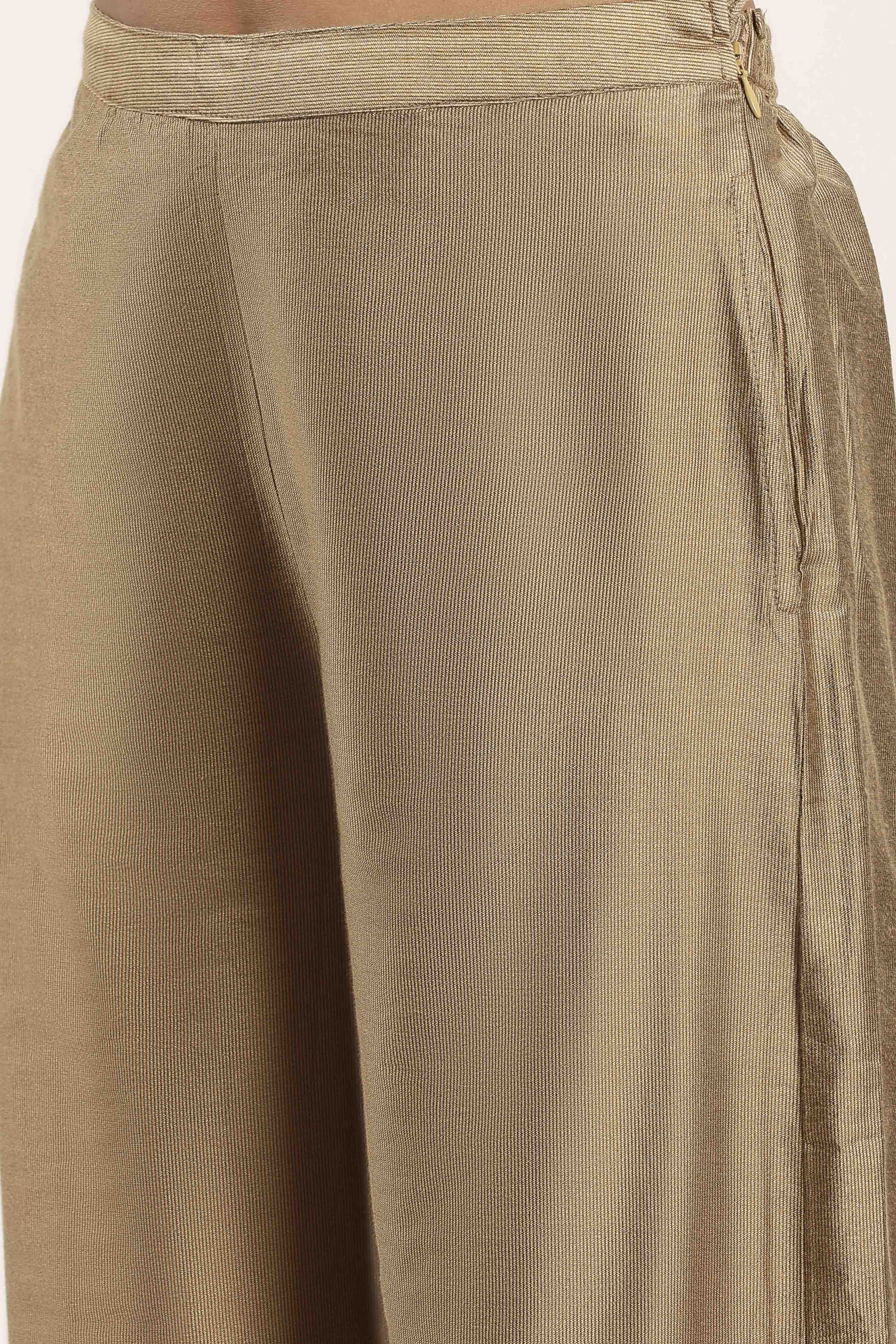 Black Viscose Rayon Straight Kurta Pants Set image number 2